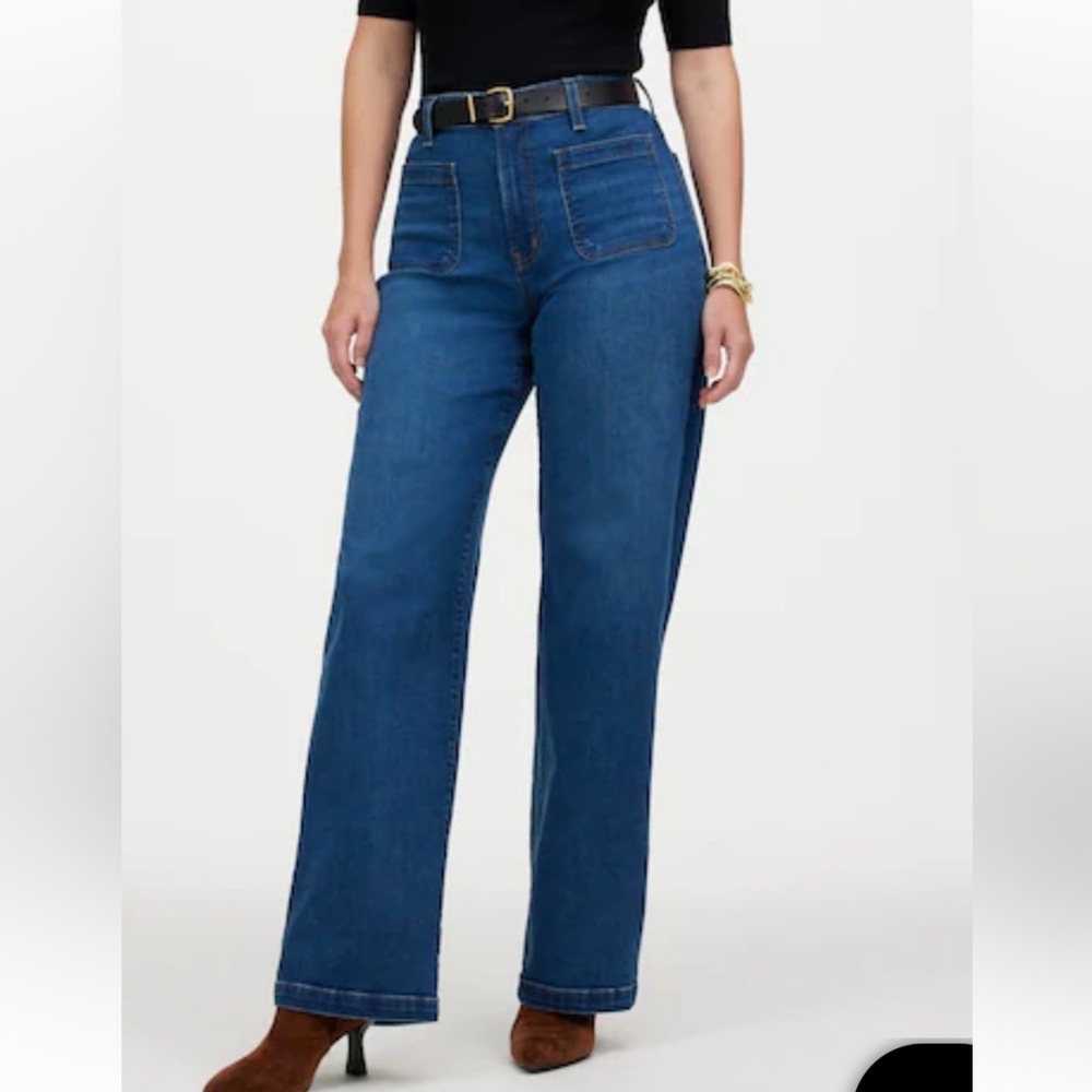 MADEWELL Curvy Emmett Wide-leg Jeans